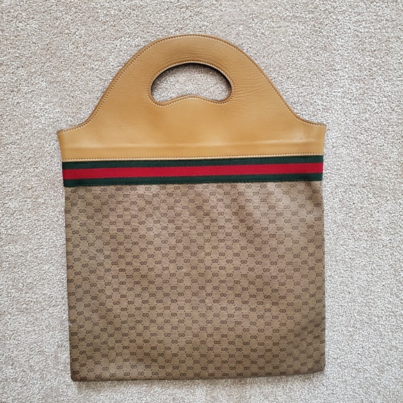 Gucci Handbags - Vintage Gucci Tote Shopper Handbag